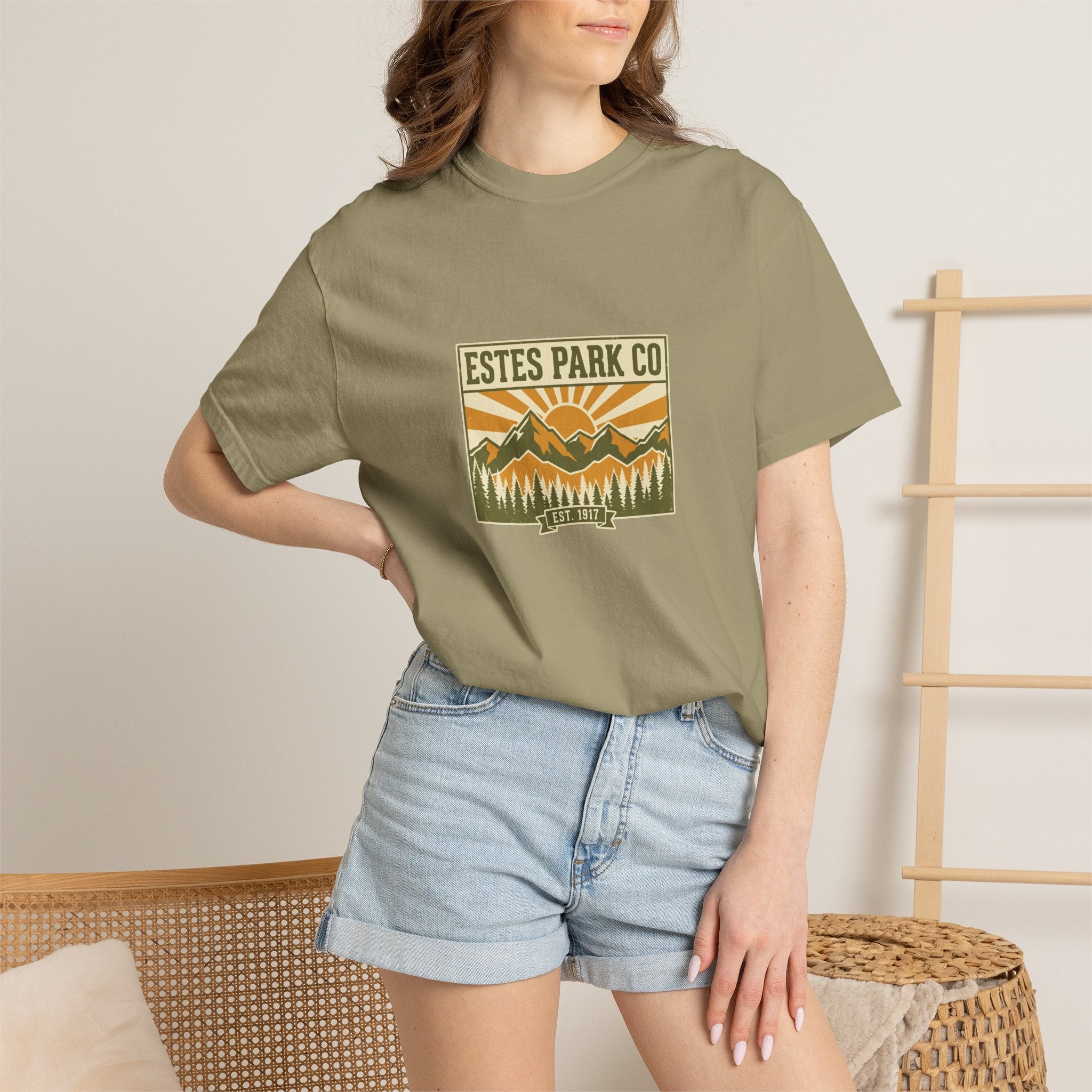 Estes Park CO Tee | Vintage EST. 1917 | Comfort Colors