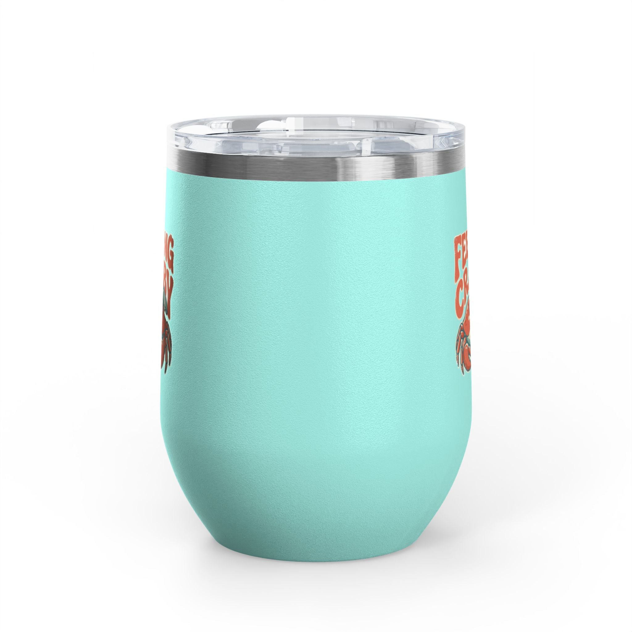 Feeling Crabby 12oz Slim Tumbler | Crab Beach Drinkware