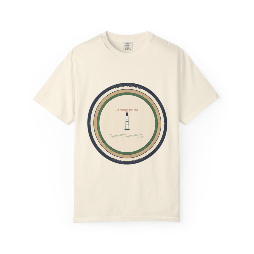 Tybee Island Tee | Tybee Lighthouse Badge | Comfort Colors | Georgia