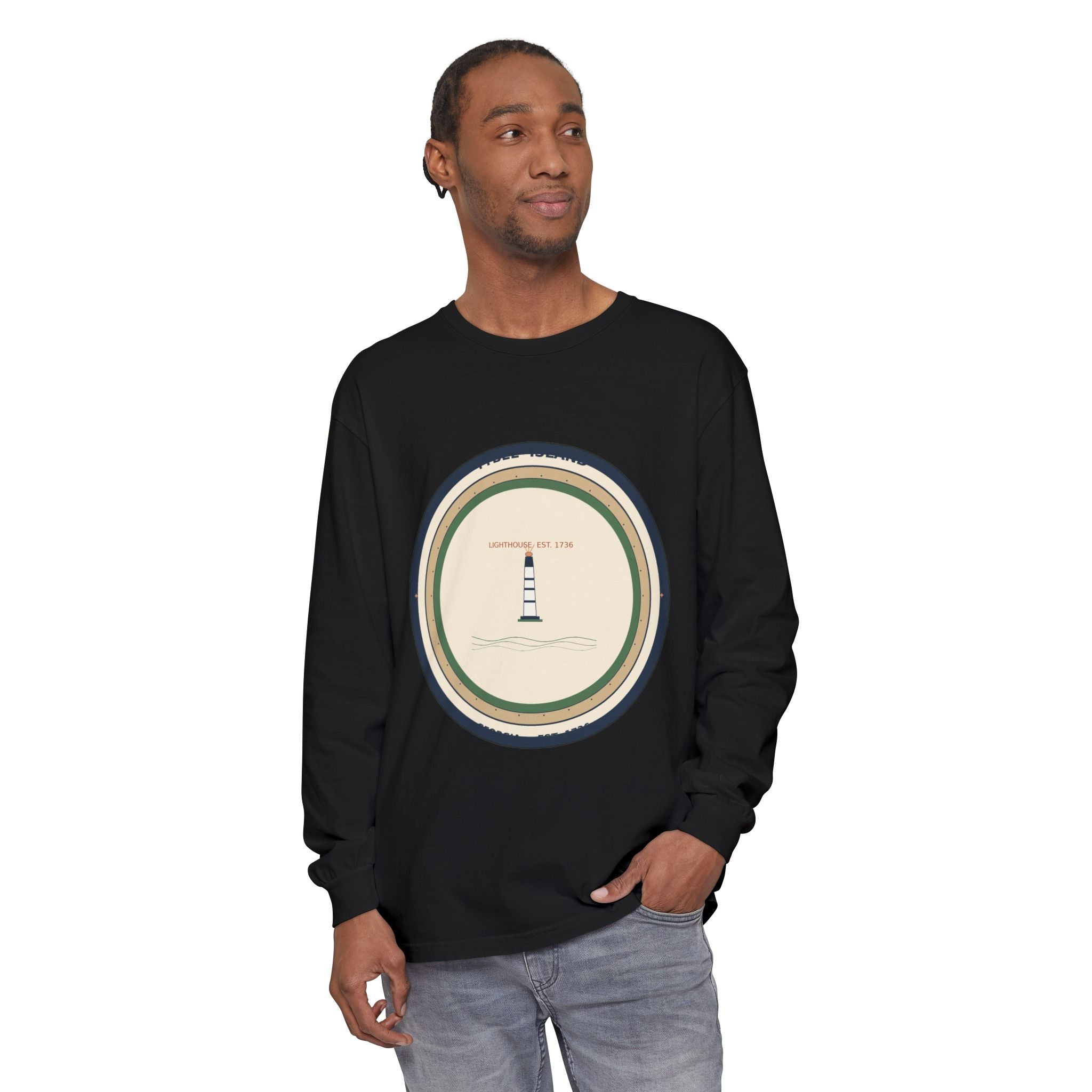 Tybee Island Long Sleeve | Tybee Lighthouse Badge | Georgia Coast
