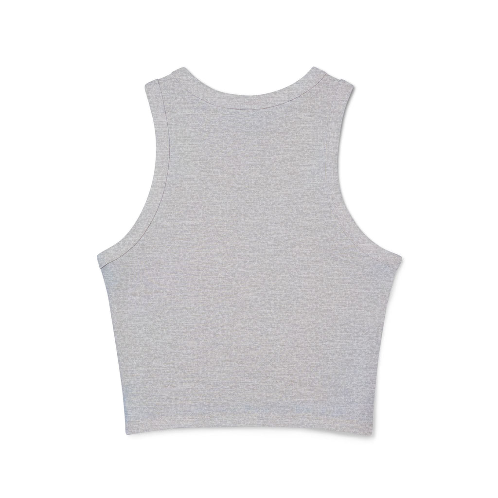Sweat Now Wine Later Racerback Tank — Women's Micro-Rib Gym & Wine Tank