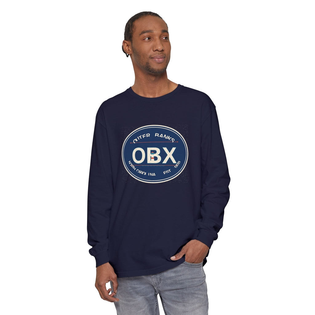 Outer Banks OBX Long Sleeve Tee | Vintage North Carolina Beach Shirt