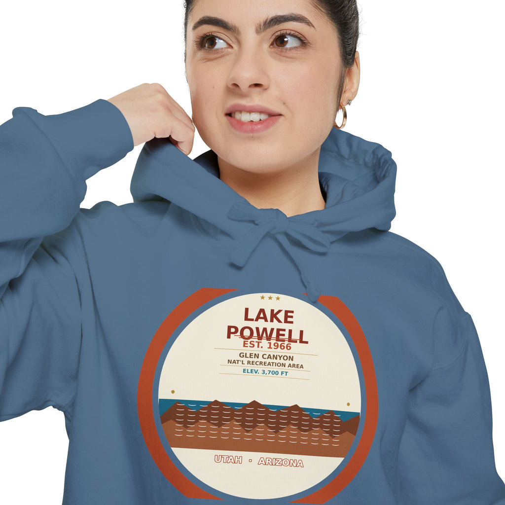 Lake Powell Desert Badge Hoodie | Comfort Colors 1567