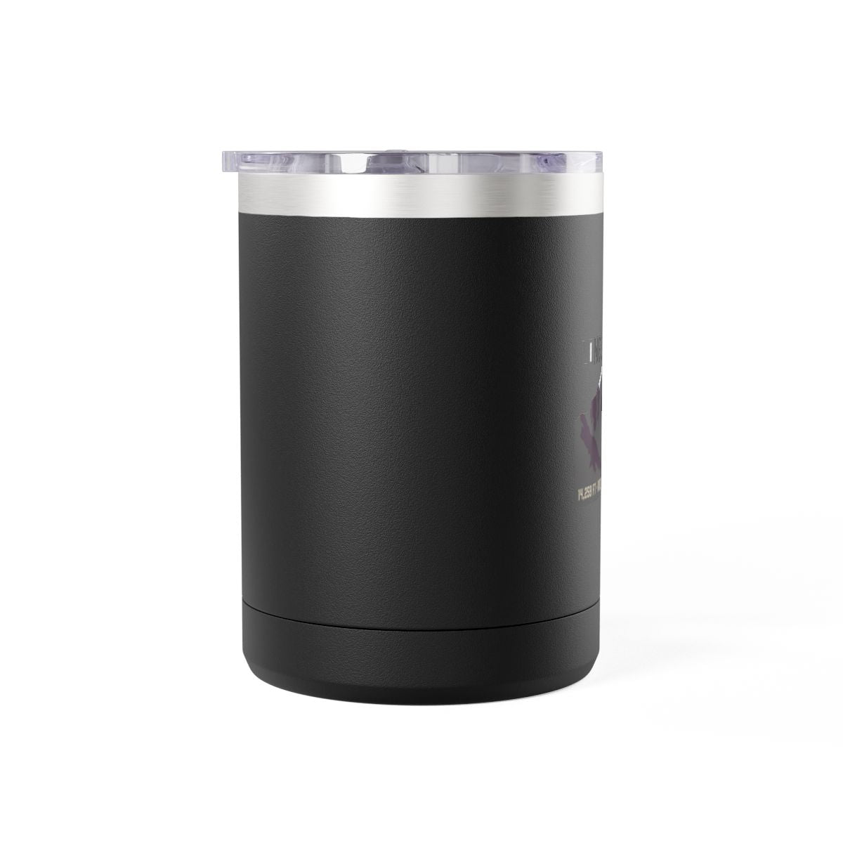 Longs Peak 15oz Coffee Tumbler — Black — 14,259 ft Colorado mountain tumbler