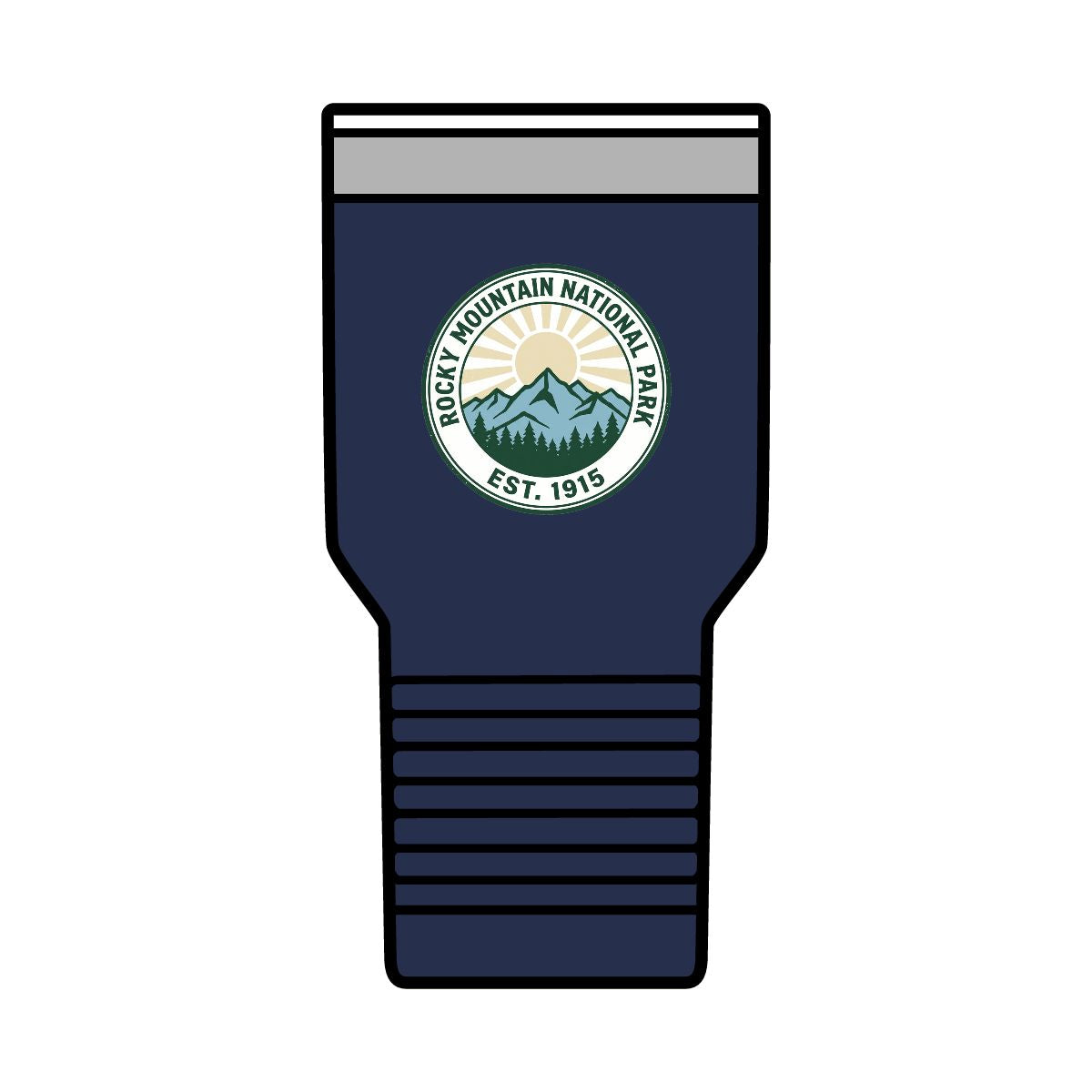 Rocky Mountain National Park 30oz Tumbler — Navy